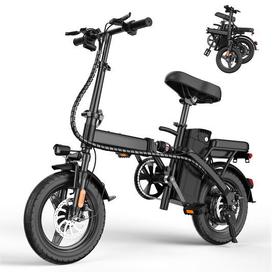 Foldable Electric Bike of E14: 800W Peak Motor 14" Tubeless Tires